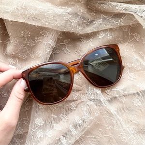 ✨ GUCCI Brown Mustard Acetate Sunglasses